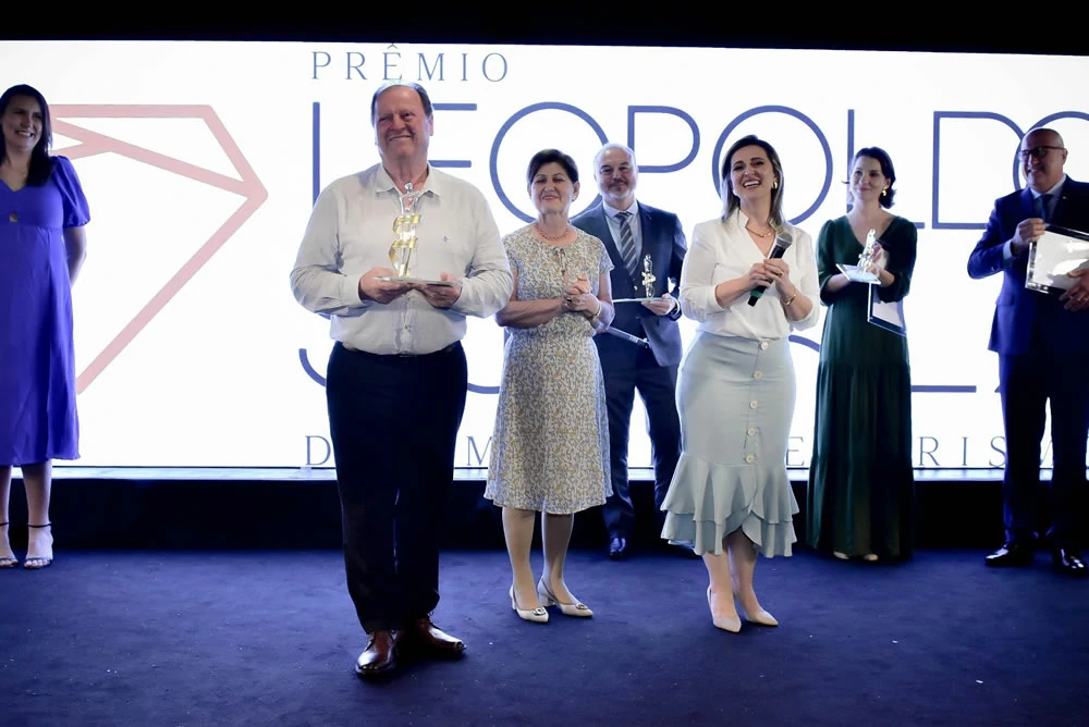Vencedores da  3ª edição do Prêmio Leopoldo Schmalz de Empreendedorismo.
